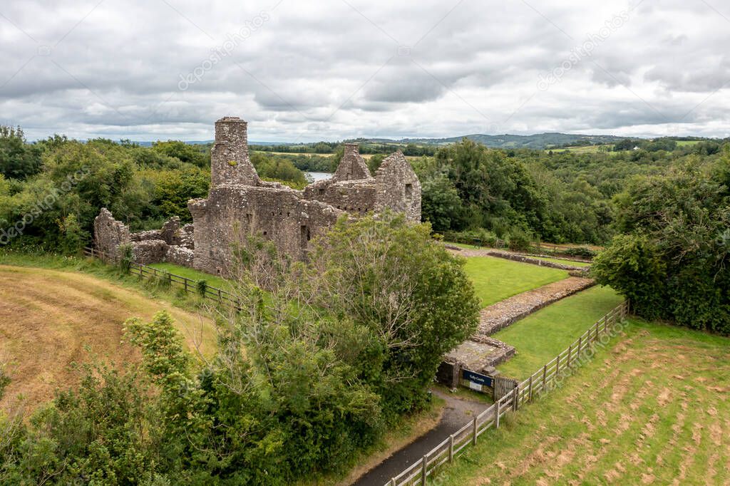 The beautiful Tully Castle by Enniskillen, County Fermanagh inNorthern Ireland.