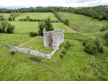 Beautiful Monea Castle by Enniskillen, County Fermanagh, Northern Ireland. clipart