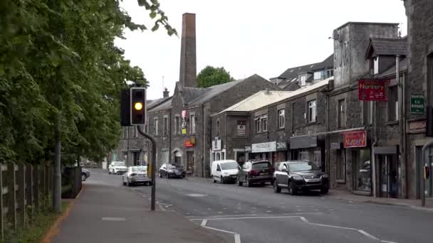 Enniskillen Northern Ireland July 2022 Traffic Moving Sligo Road — ストック動画