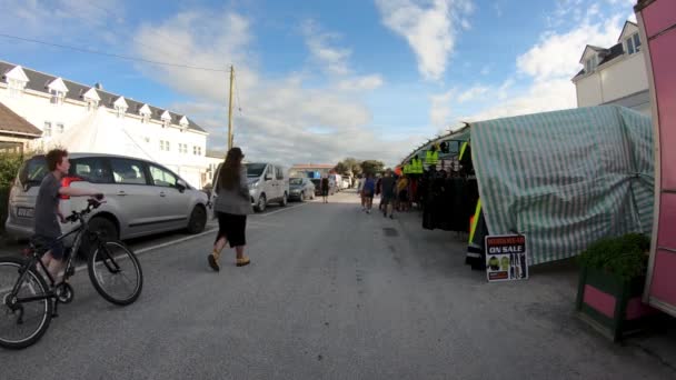 Downings County Donegal Ireland July 2022 Downings Very Busy Heatwave — Stockvideo