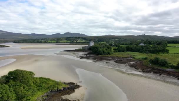 Doe Castle Creeslough County Donegal Republic Ireland — Stockvideo