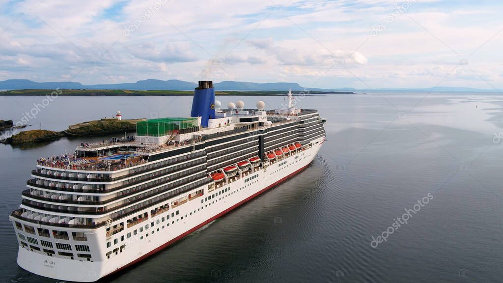 KILLYBEGS, IRELAND JULY 22 2022 MS Arcadia is a cruise ship in the P