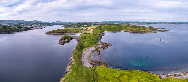 Aerial Carntullagh Head Killybegs County Donegal Republic Ireland — Stockfoto