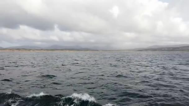 Driving Machaire Rabhartaigh Meaning Plane Spring Tideplane Roarty County Donegal — Stock Video