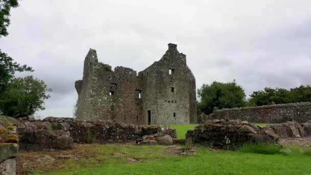 Beautiful Tully Castle Enniskillen County Fermanagh Innorthern Ireland — 图库视频影像