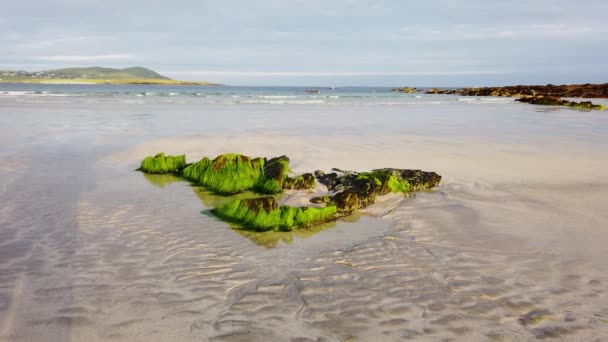 Beautiful Morning Light Narin Beach Portnoo County Donegal Ireland — Stockvideo