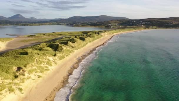 Machaire Rabhartaigh Translation Magheraroarty Plane Spring Tideplane Roarty Gaeltacht Village — Vídeos de Stock