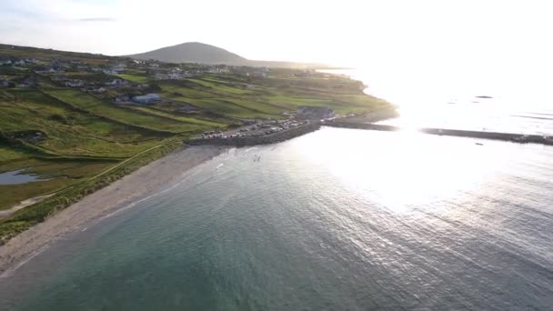 Machaire Rabhartaigh Translation Magheraroarty Plane Spring Tideplane Roarty Gaeltacht Village — Stok video