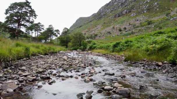 River Lough Veagh Glenveagh National Park County Donegal Republic Ireland — Video