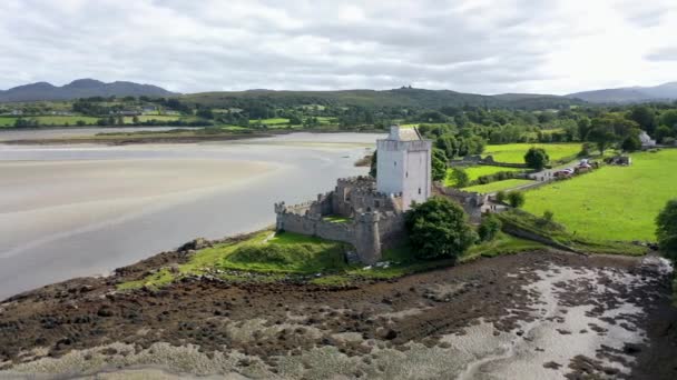 Doe Castle Creeslough County Donegal Republic Ireland — Stok video