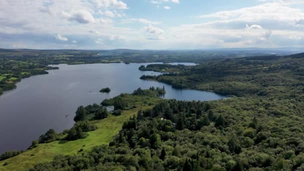Vista Aérea Lago Eske Donegal Irlanda — Vídeo de Stock