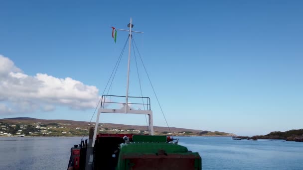 Arranmore County Donegal Ireand Augus31 2022 Burtonport Leabgarrow Arranmore Ferry — 비디오