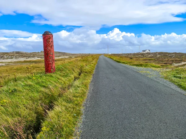 World War Torpedo Standing Next Road Tory Island County Donegal — Stockfoto