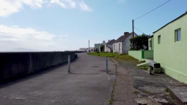 Oblast Přístavu Ostrově Tory Hrabství Donegal Irsko — Stock video