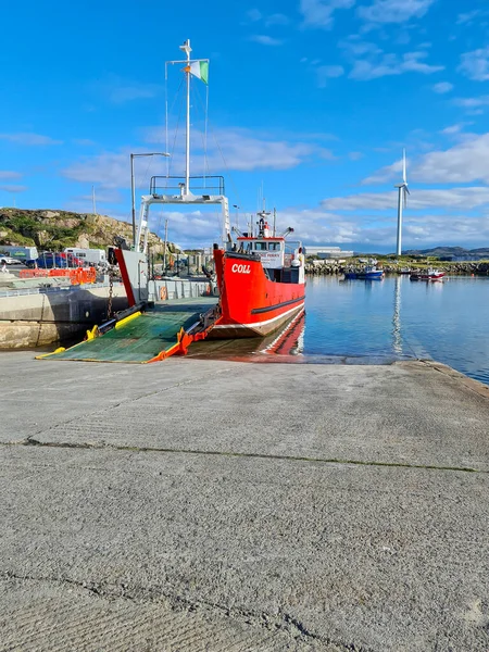 Burtonport County Donegal Ireland August 2022 Ferry Leaving Arranmore — Stock Photo, Image