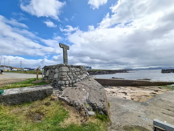 Tau Cross Tory Island County Donegal Ireland — Stok fotoğraf