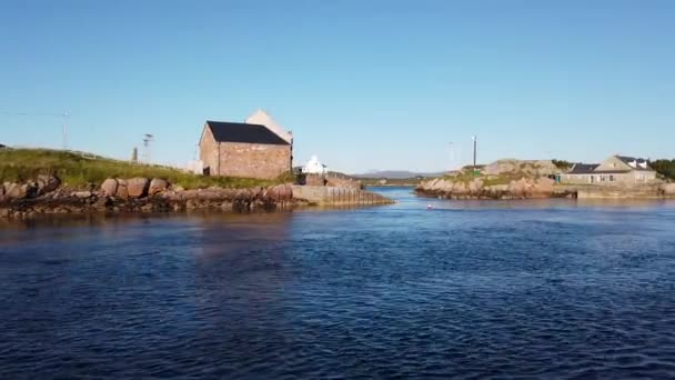 Passage Île Inishcoo Entre Arranmore Burtonport Comté Donegal Irlande — Video