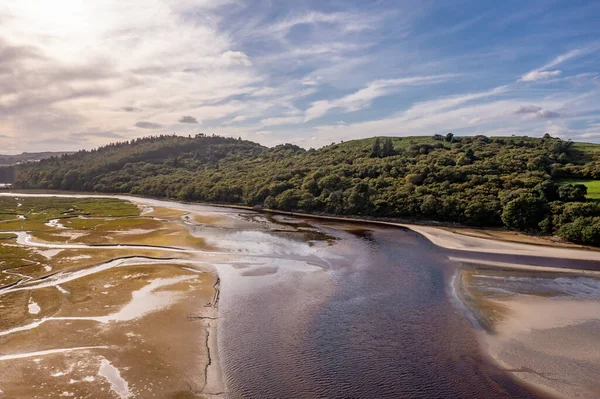 Uitzicht Vanuit Lucht Het Kwelder Bij Ards Forest Park County — Stockfoto