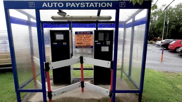 Letterkenny Condado Donegal Irlanda Junio 2022 Auto Pay Station Out — Vídeos de Stock