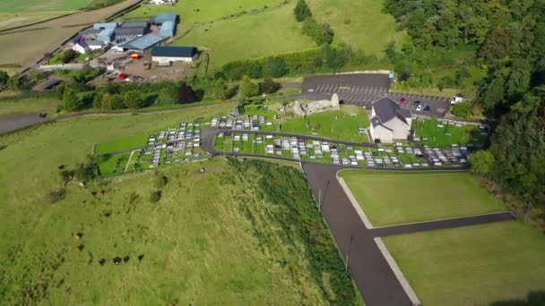 Vue Aérienne Aidans Magilligan Irlande Nord Royaume Uni — Video