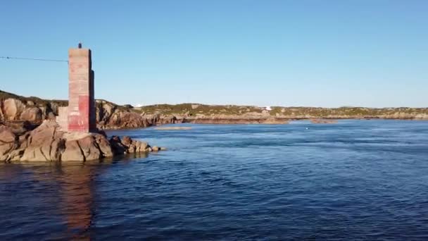 Pasando Isla Inishcoo Entre Arranmore Burtonport Condado Donegal Irlanda — Vídeo de stock