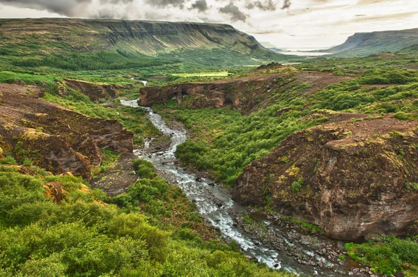 Glymur Kanyonu — Stok fotoğraf