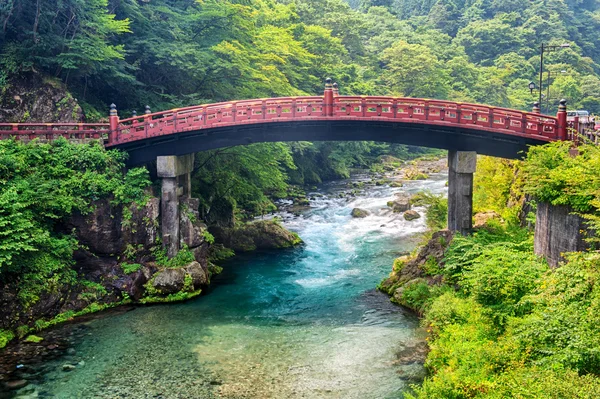 Heilige Brücke shinkyo — Stockfoto