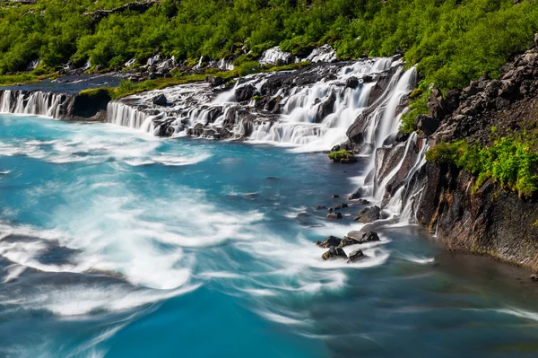 Hraunfossar — Stock Photo, Image