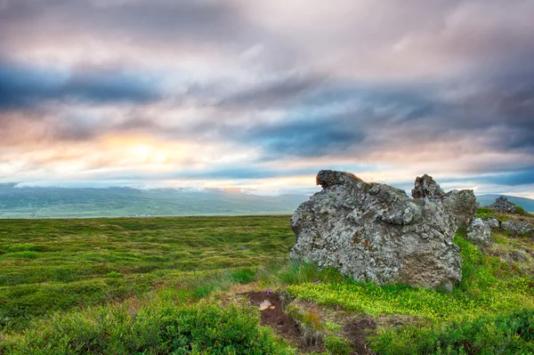 Puesta de sol en Islandia —  Fotos de Stock