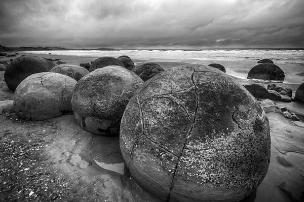 Pedras de Moeraki — Fotografia de Stock