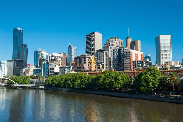 Melbourne skyline — стоковое фото