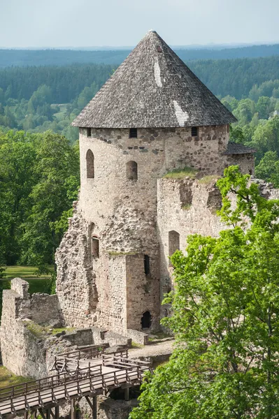 Castle in Cesis — Stock Photo, Image