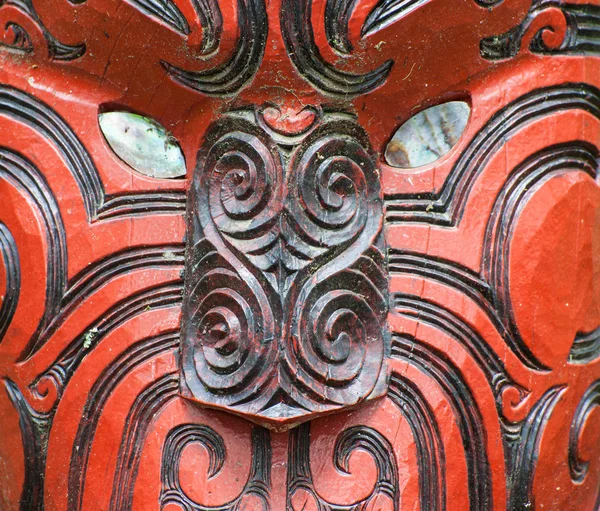 Tallado maorí — Foto de Stock