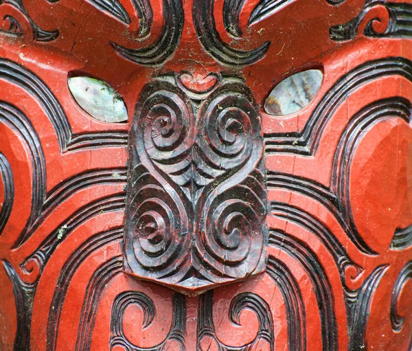 Escultura maori — Fotografia de Stock