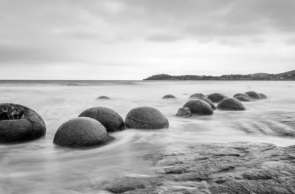 Bolovani Moeraki — Fotografie, imagine de stoc