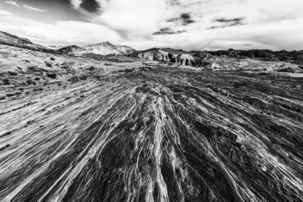 Niesamowity Kształt Skał Valley Fire State Park Nevada Usa — Zdjęcie stockowe