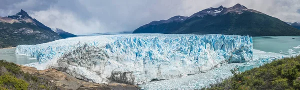 Foto Panoramica Antico Ghiacciaio Turchese Del Perito Moreno Parco Nazionale — Foto Stock