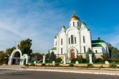 Transnistria Cumhuriyeti 'nin başkenti Tiraspol' deki Doğuş Kilisesi. Moldova