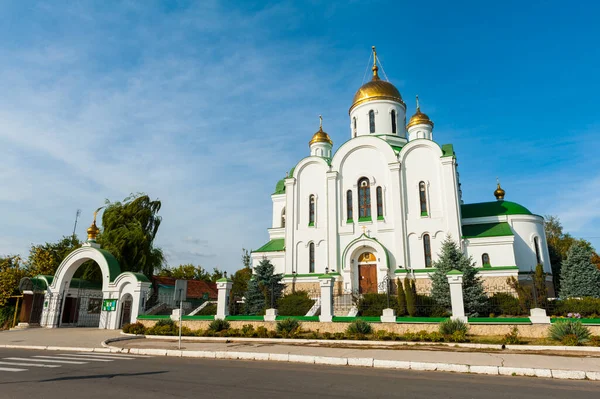 Transnistria Cumhuriyeti 'nin başkenti Tiraspol' deki Doğuş Kilisesi. Moldova