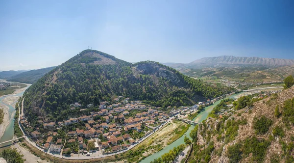 Oude Albanese Stad Van Berat Één Van Bekende Monumenten Van — Stockfoto