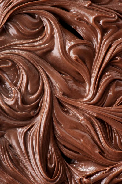 Geschmolzene Milchschokolade — Stockfoto