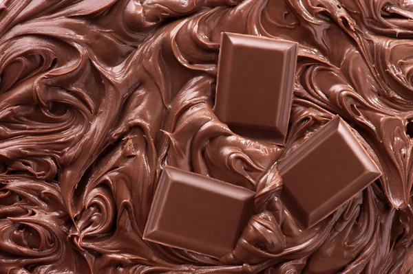 Fondo de chocolate derretido — Foto de Stock