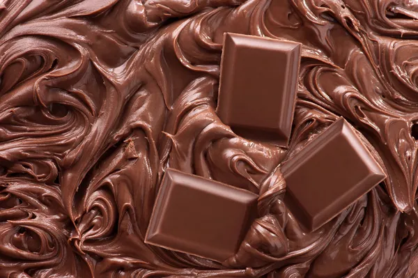 Fundo de chocolate derretido Imagens Royalty-Free