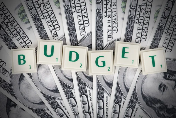 Budget sing — Stock Photo, Image