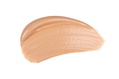 Beyaz zemin üzerine bulaşmış Vakfı renk örneği