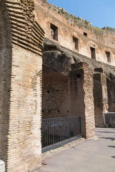 Részlet a colosseum romok Stock Kép