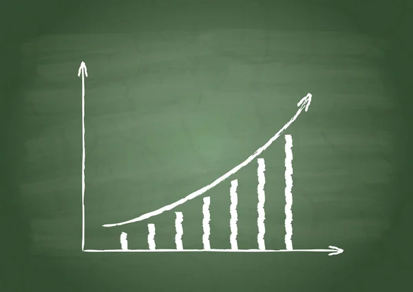 Coluna de crescimento — Vetor de Stock