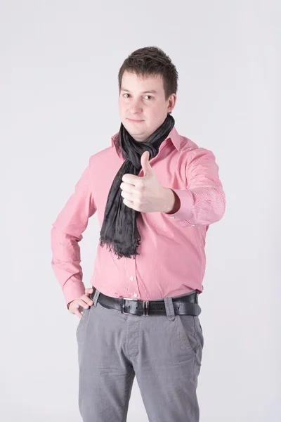 A man showing a thumbs up — Stock Photo, Image