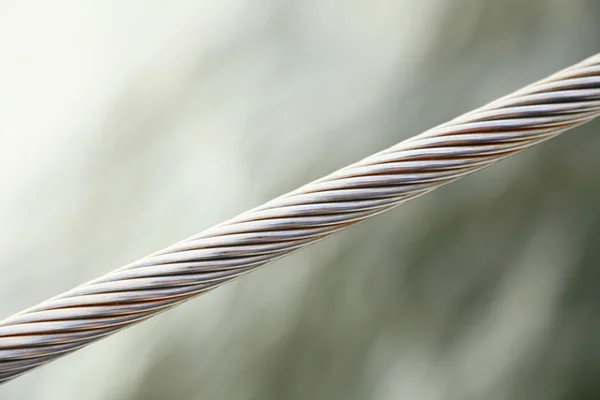 Corda de metal de cabo de aço — Fotografia de Stock
