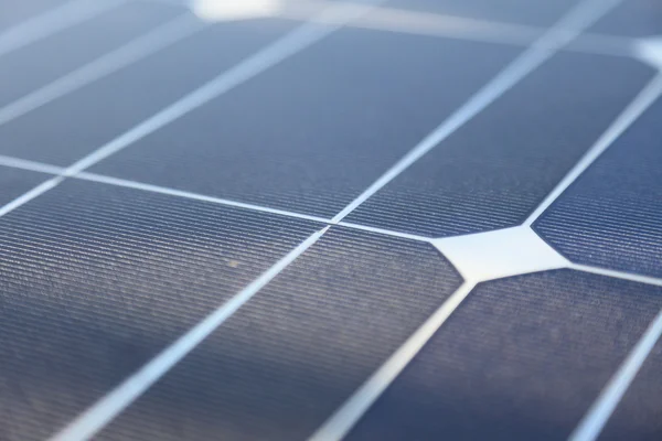 Photovoltaik-Module - Solarenergiekonzept Stockbild